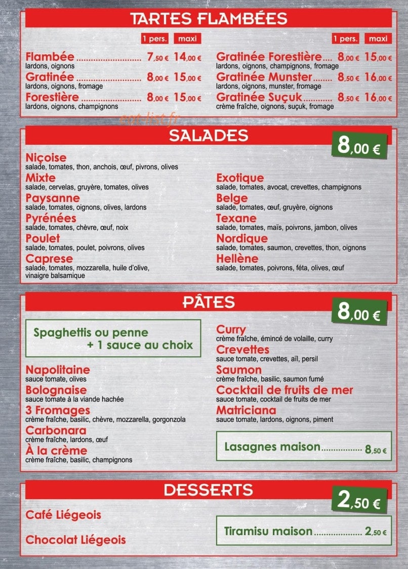 Pizza Enzo — carte page 3