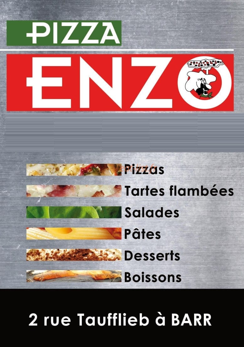 Pizza Enzo — carte page 1