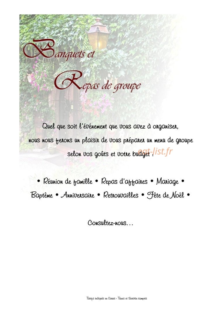 Au Caveau du Vieux Pressoir — carte page 6