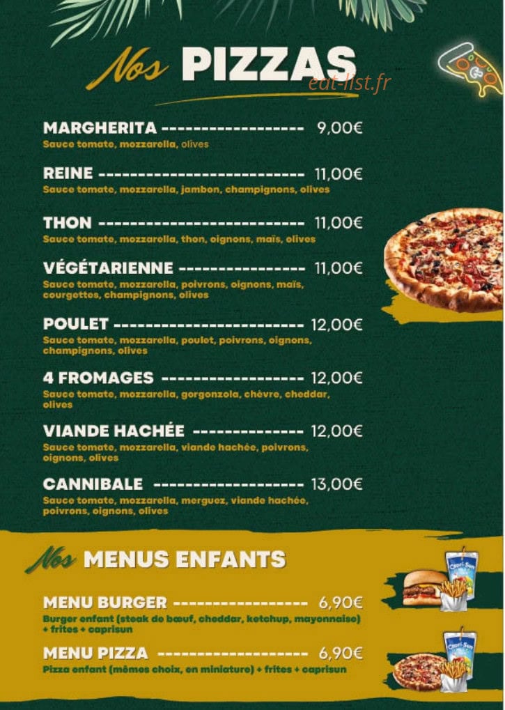 L'As food — carte page 2