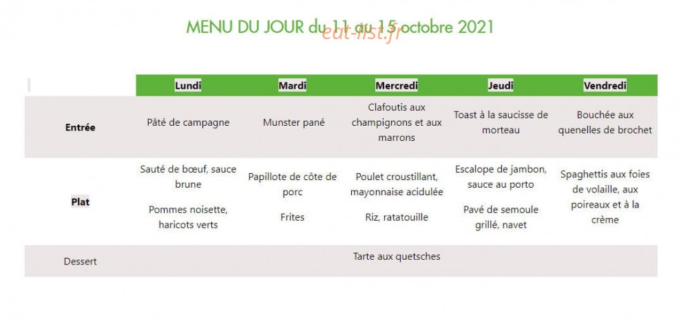 Le favori — carte page 1