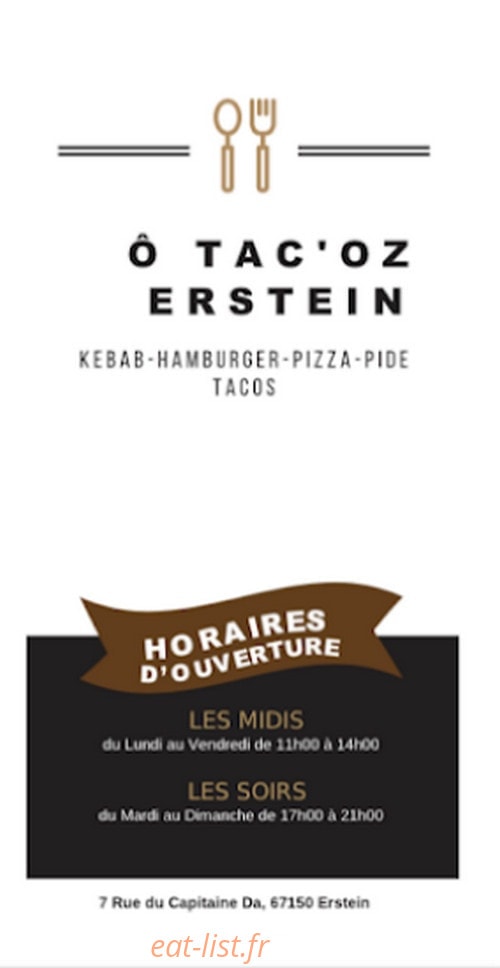 Ô Tac' Oz — carte page 1