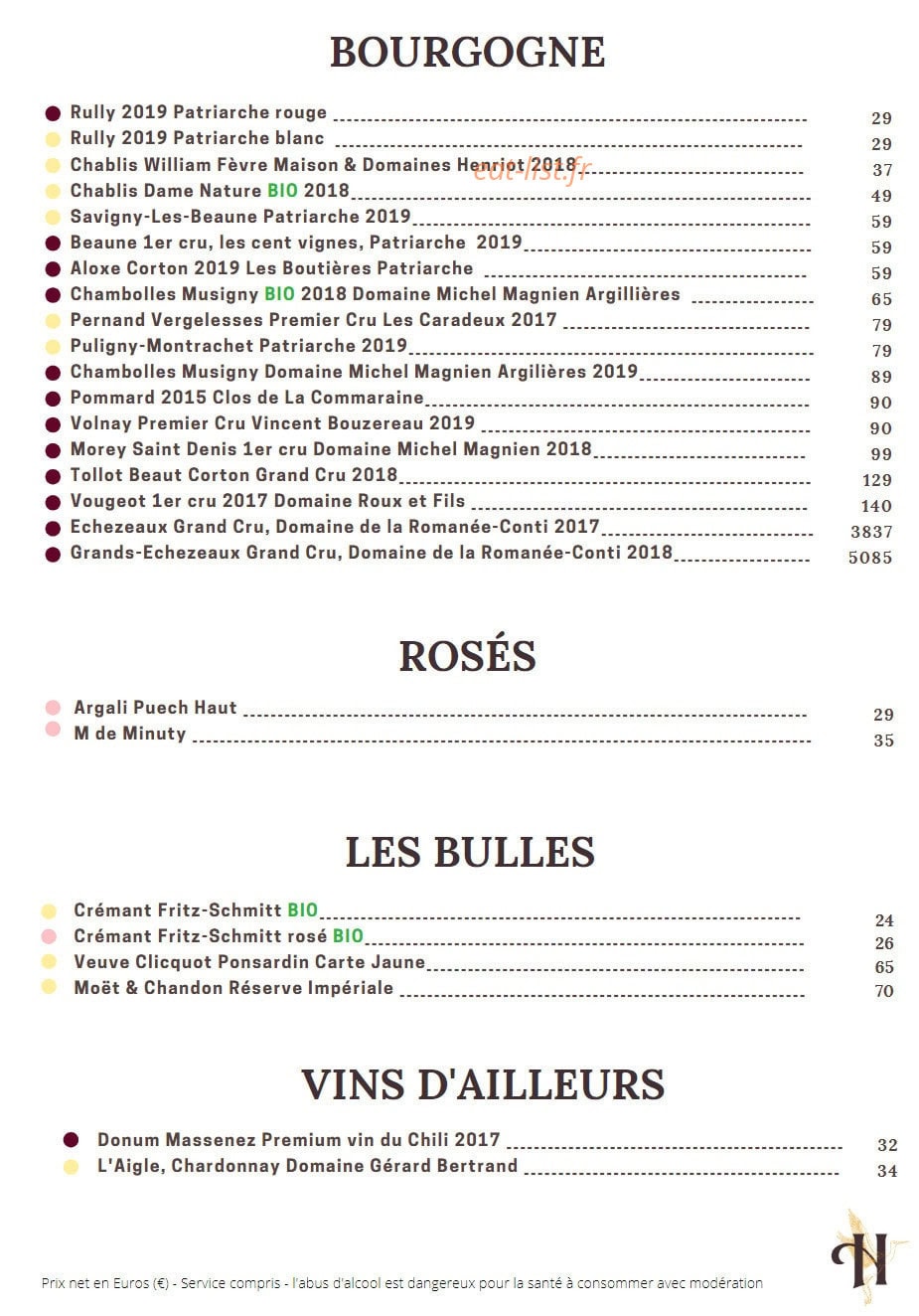 Hindserhof — carte page 15
