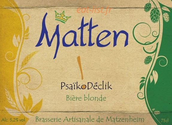 Matten — carte page 4
