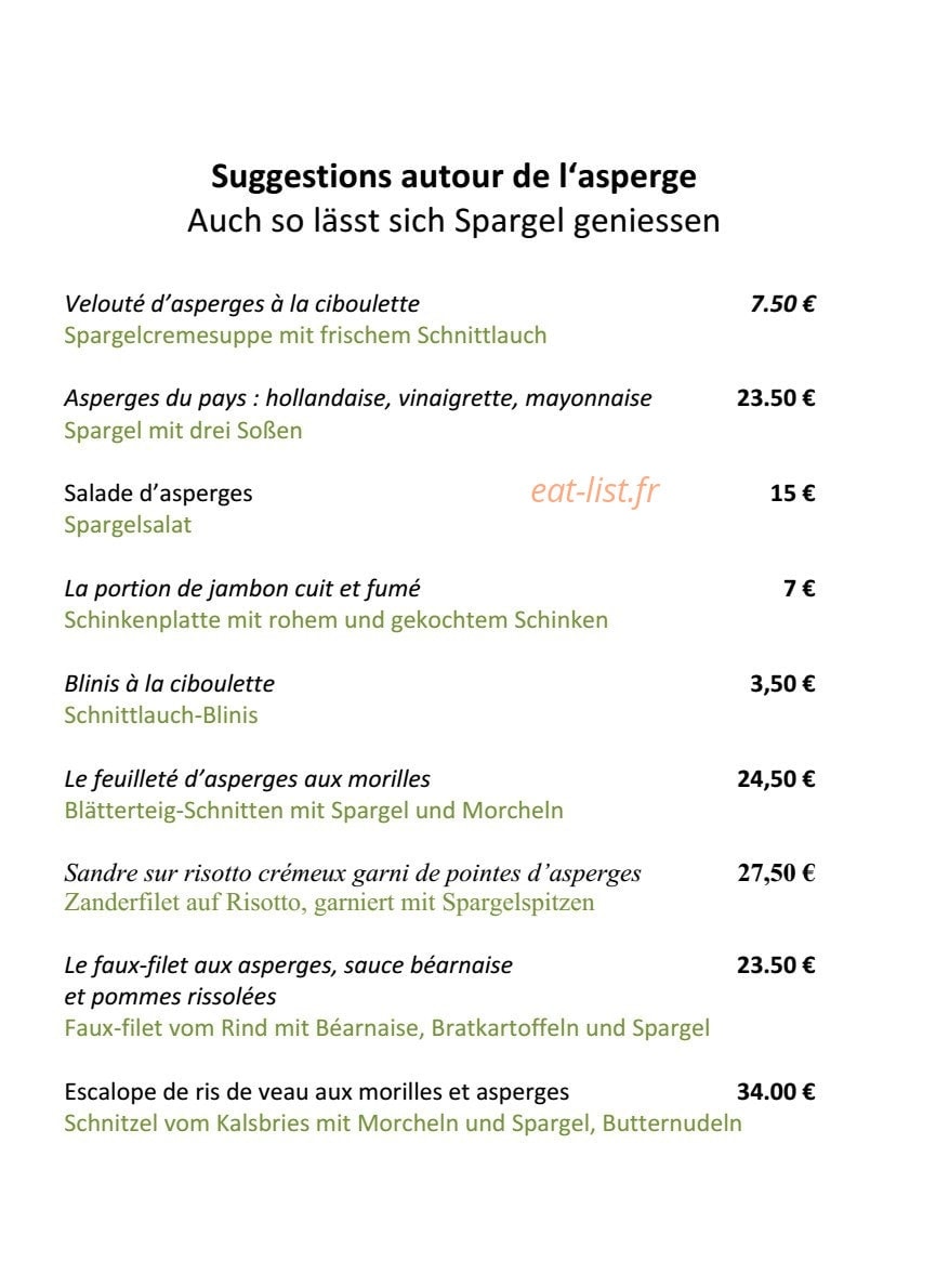 A l'Aigle d'Or — carte page 9