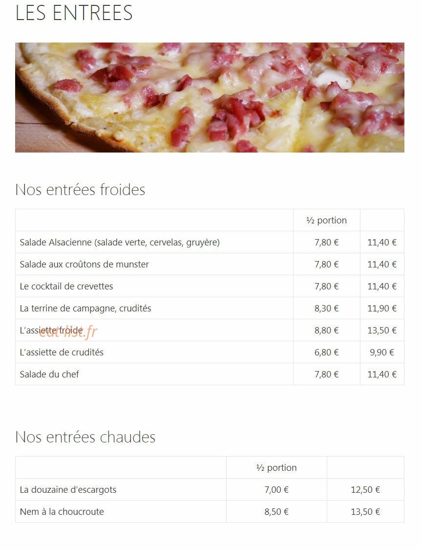 A la couronne — carte page 2