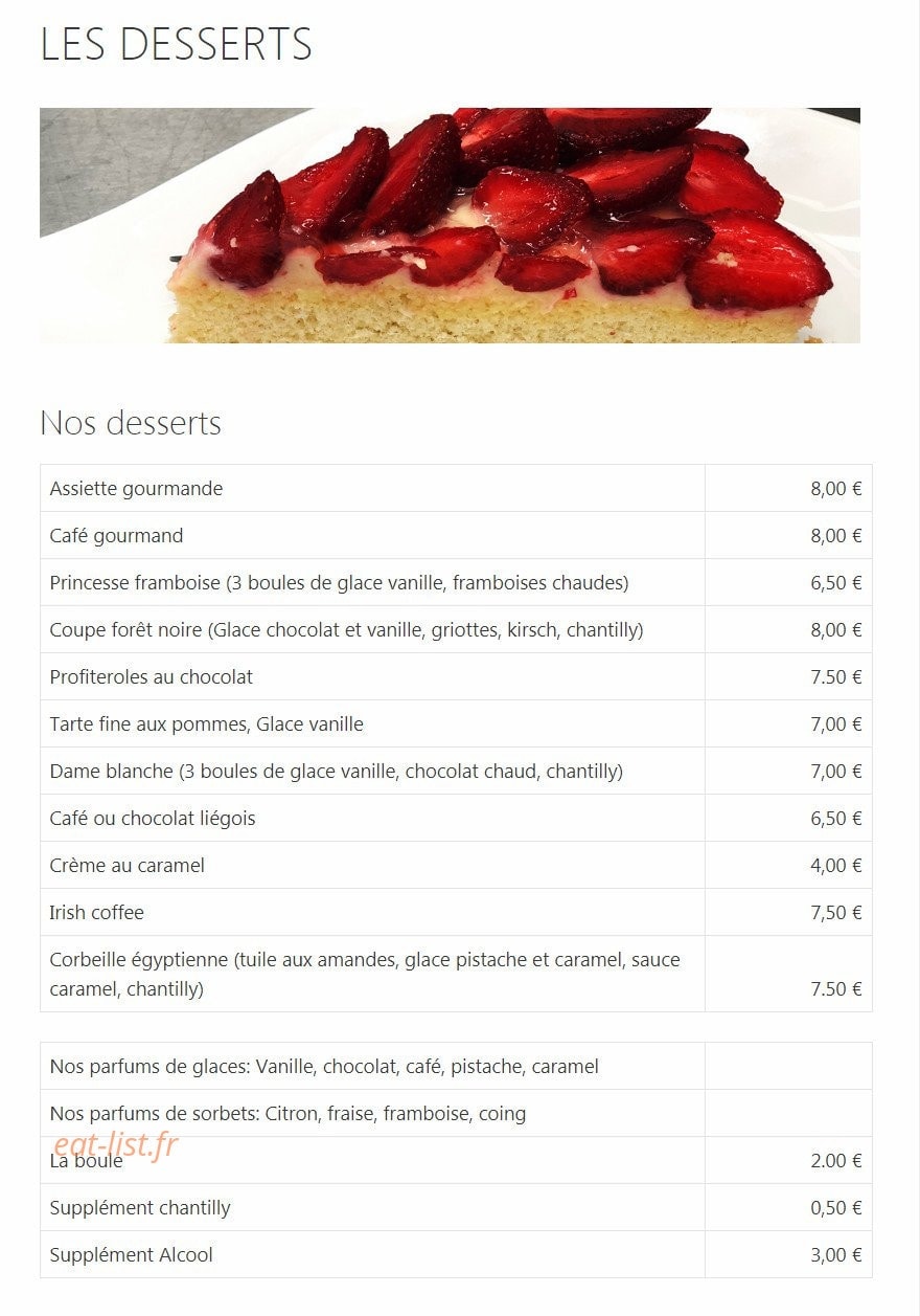 A la couronne — carte page 5