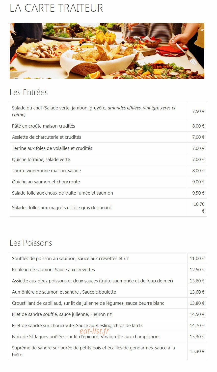 A la couronne — carte page 6