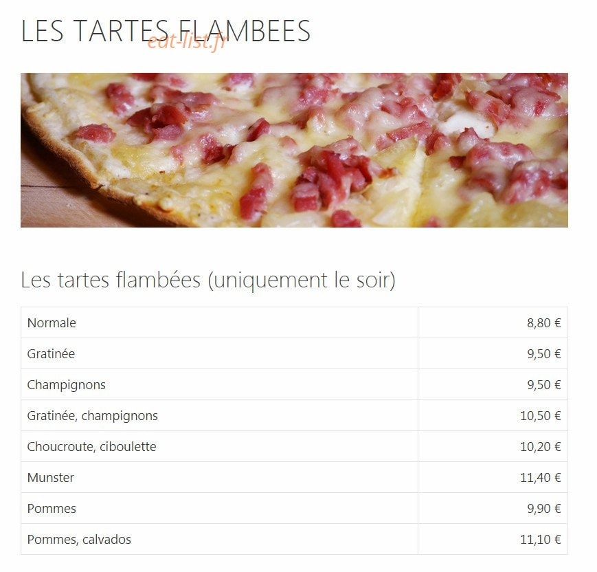 A la couronne — carte page 4