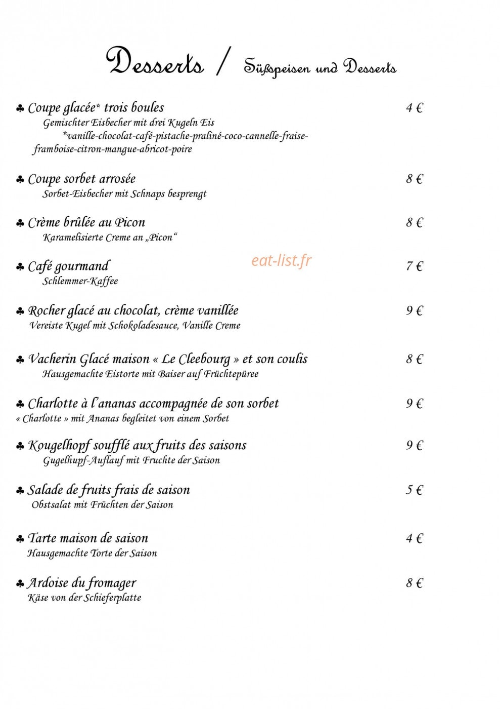 Le Cleebourg — carte page 4