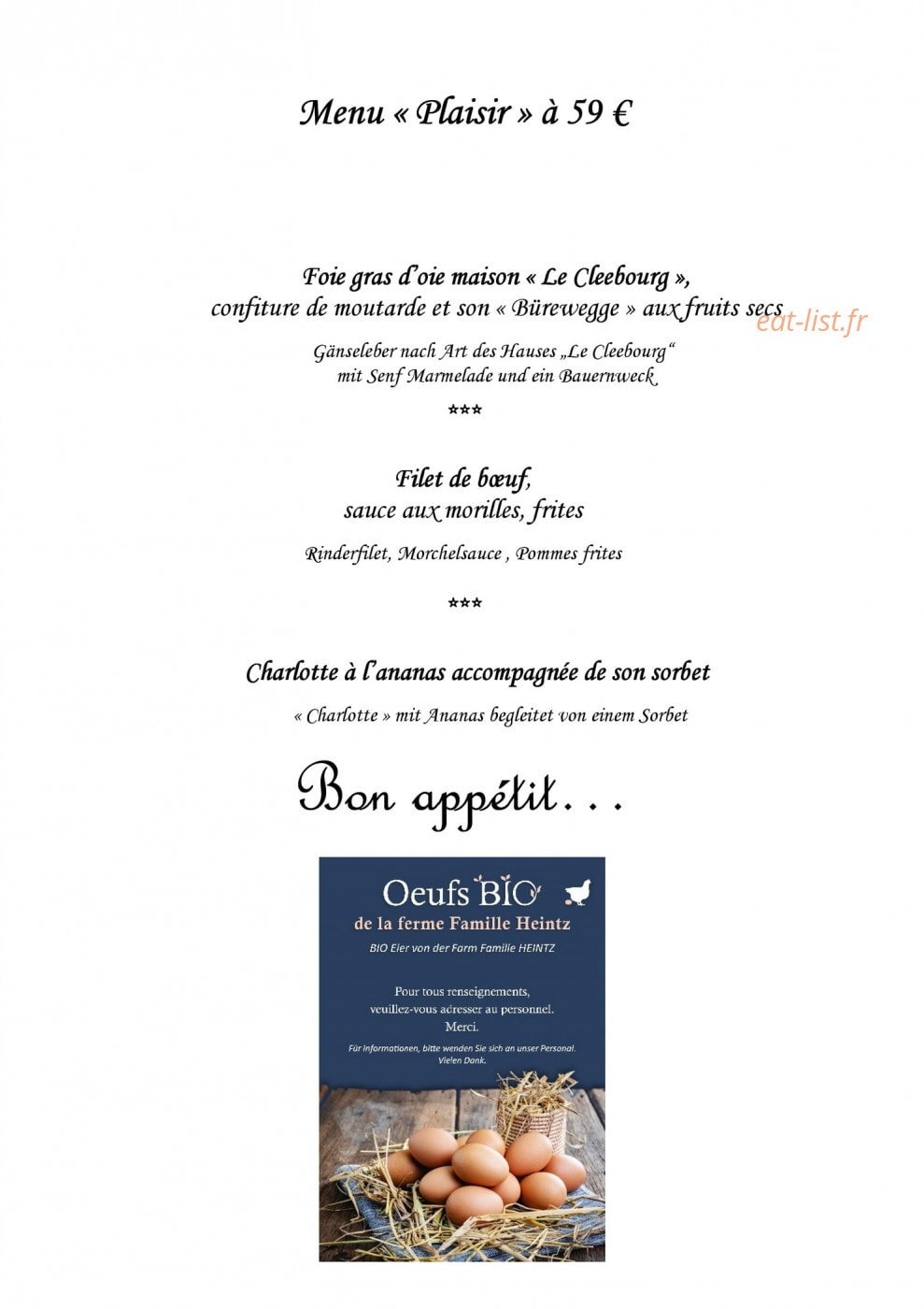 Le Cleebourg — carte page 6