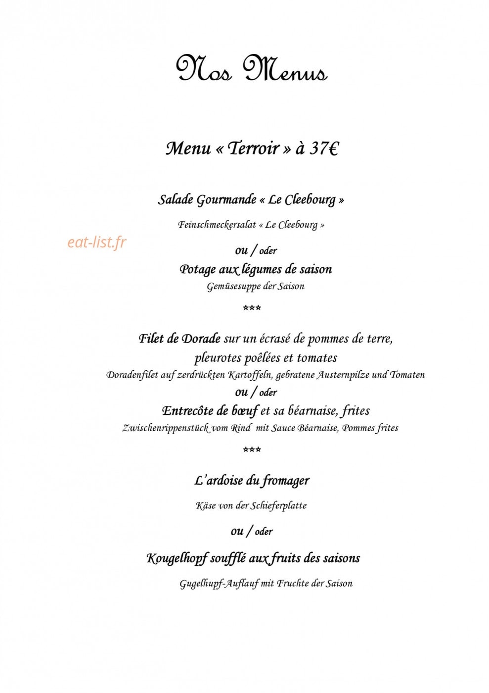 Le Cleebourg — carte page 5