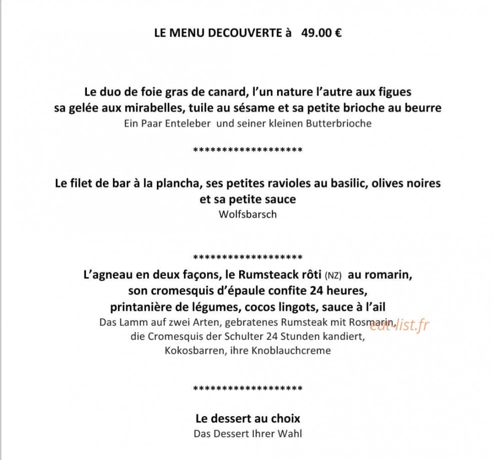 Au Tonneau Fleuri — carte page 7