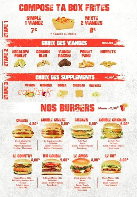 Amos Tacos — carte page 3