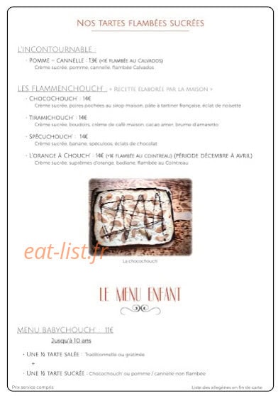 Flamm'Chouch' — carte page 2