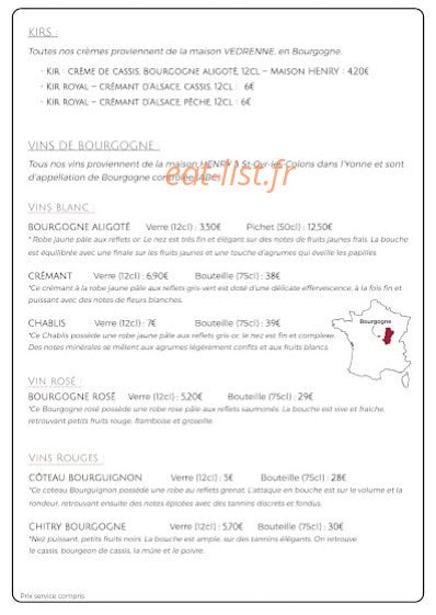 Flamm'Chouch' — carte page 6