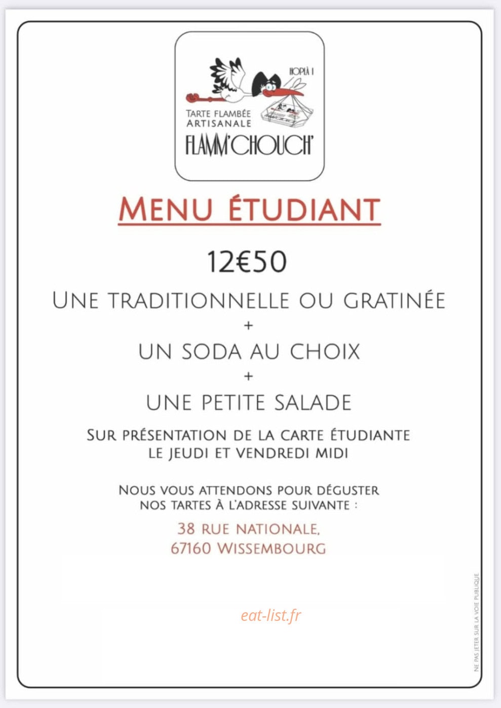 Flamm'Chouch' — carte page 9