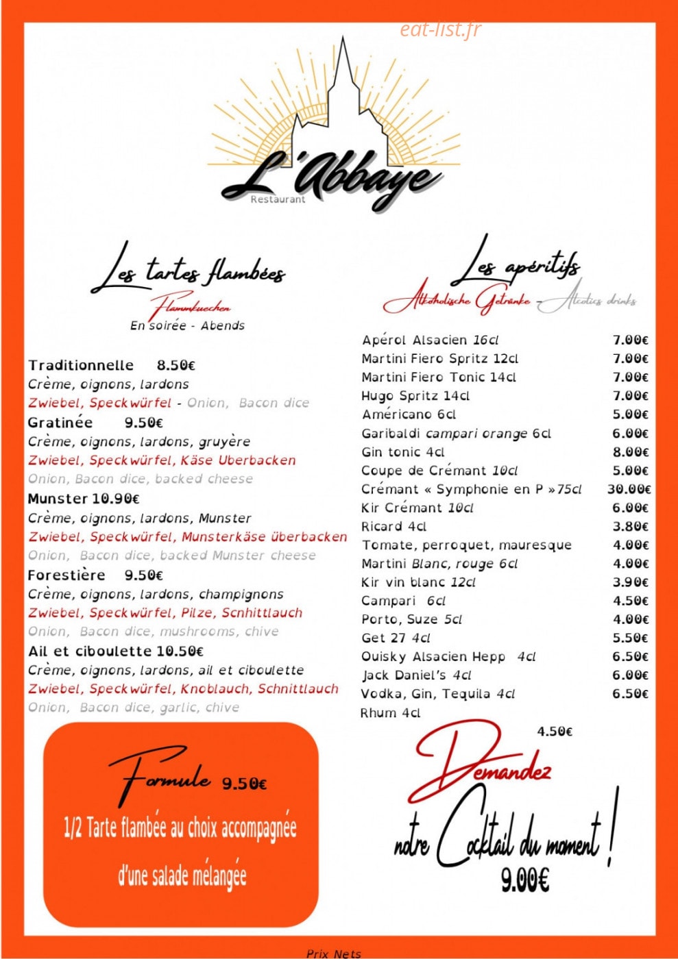 L'Abbaye — carte page 3