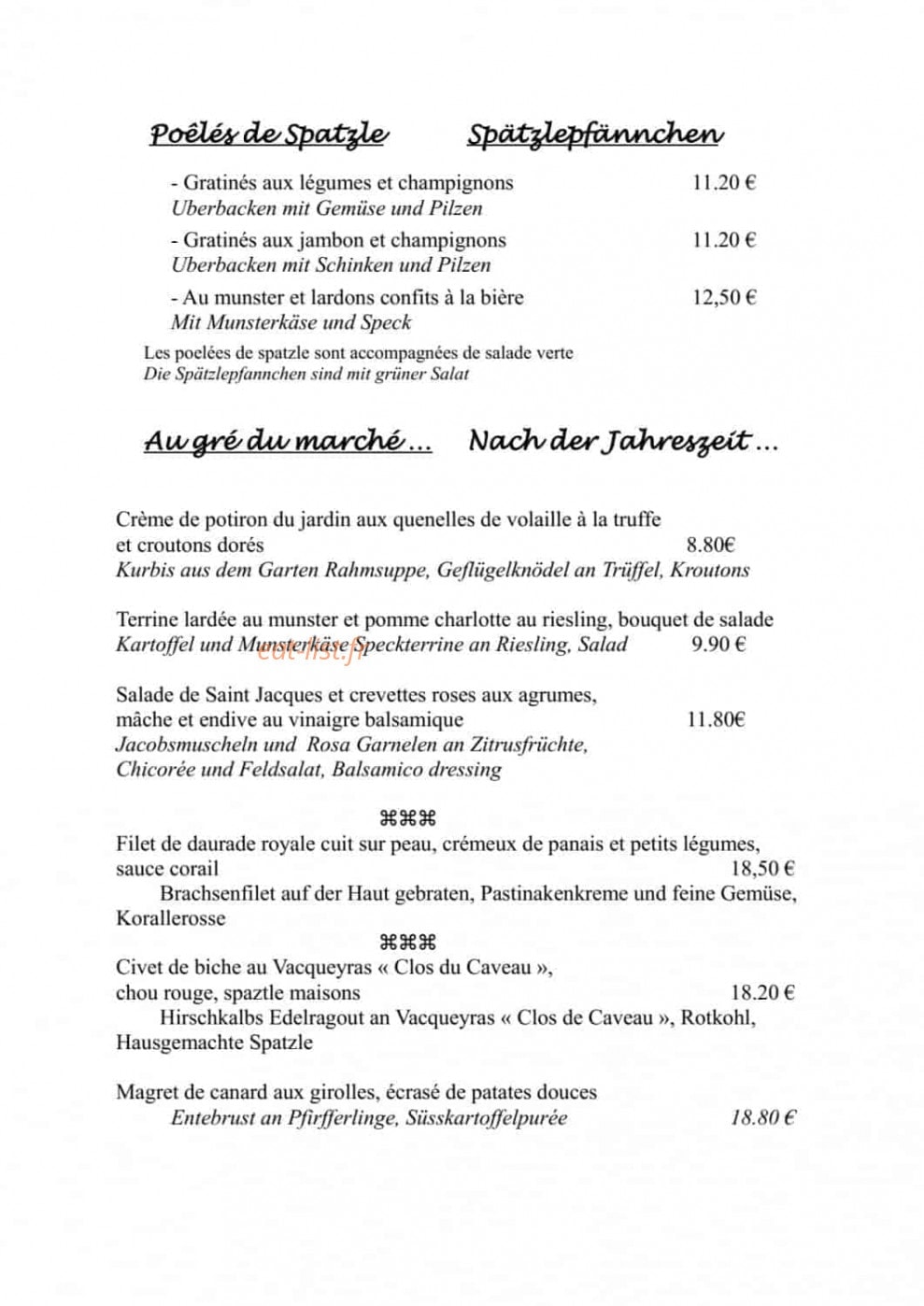 La Couronne — carte page 2