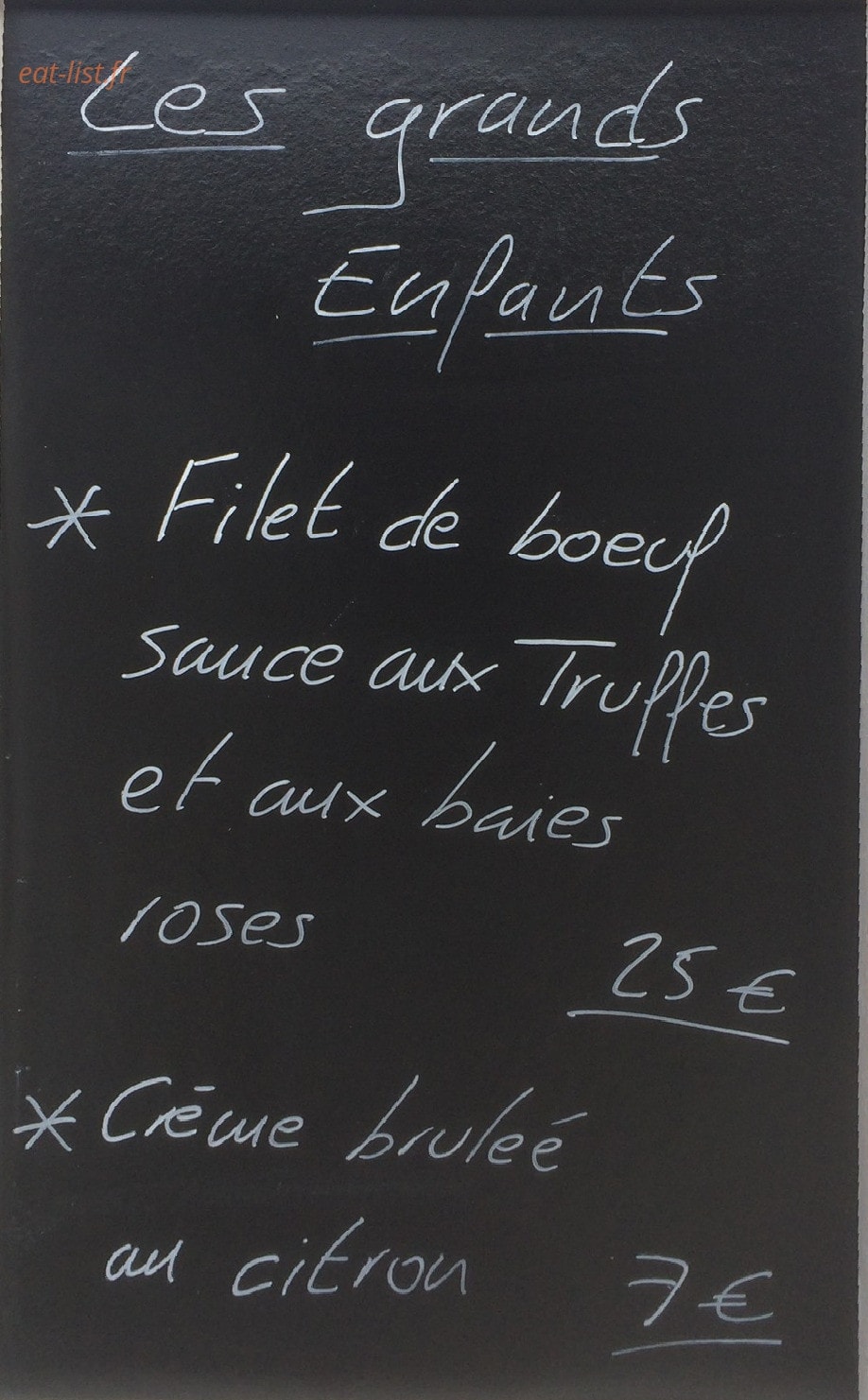 Les Grands Enfants — carte page 1