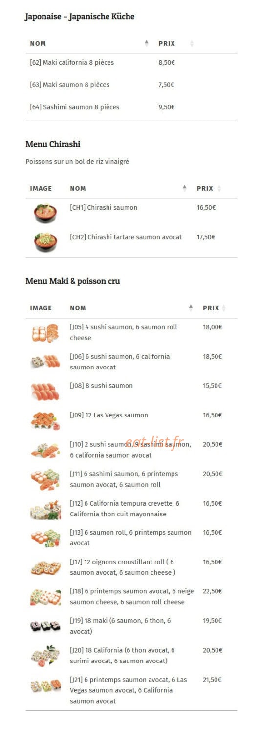 Royal Wok — carte page 5