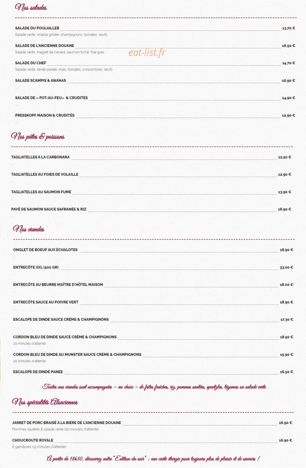L'Ancienne Douane — carte page 2