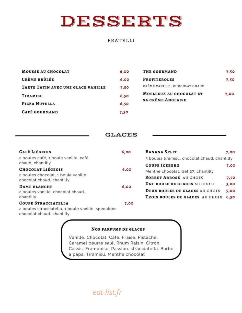 Fratelli — carte page 6