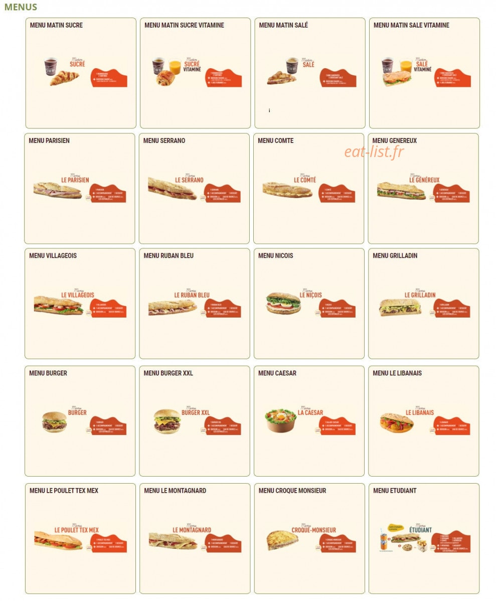Pomme de Pain — carte page 11