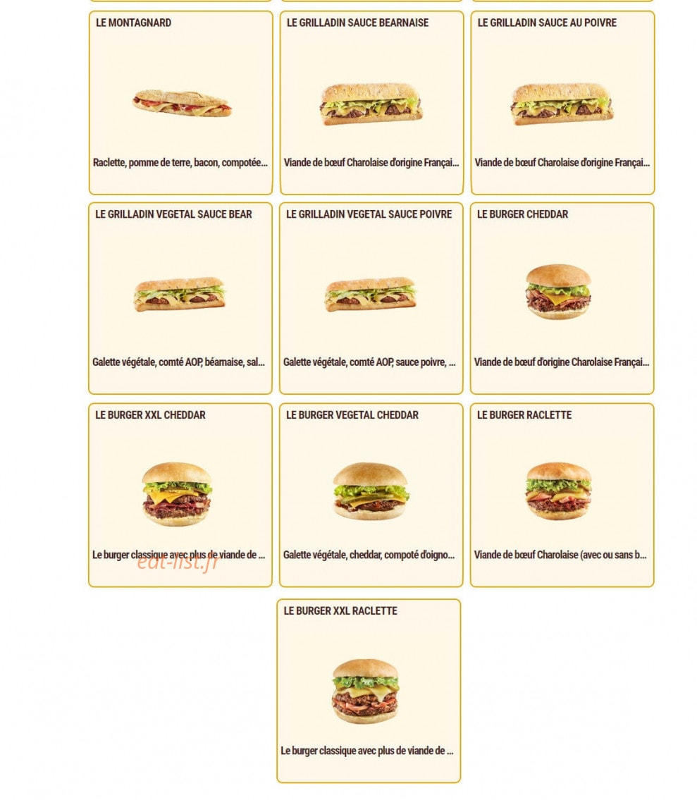 Pomme de Pain — carte page 3