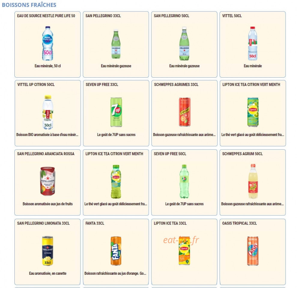 Pomme de Pain — carte page 8