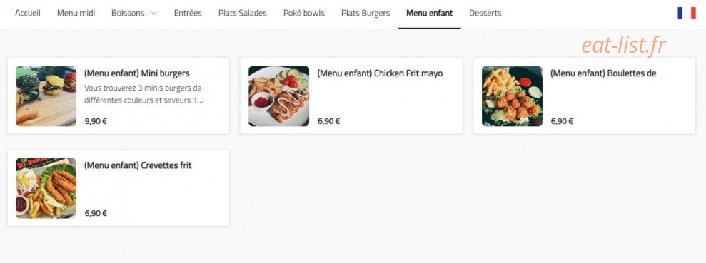 Ri-Burger — carte page 7