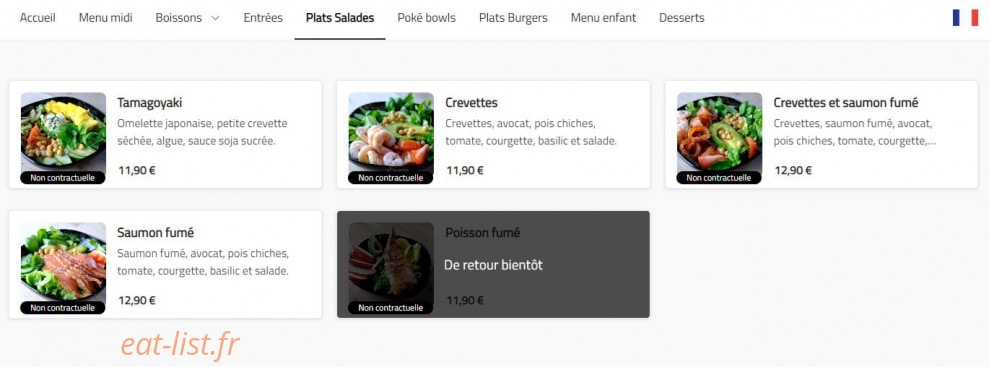 Ri-Burger — carte page 4