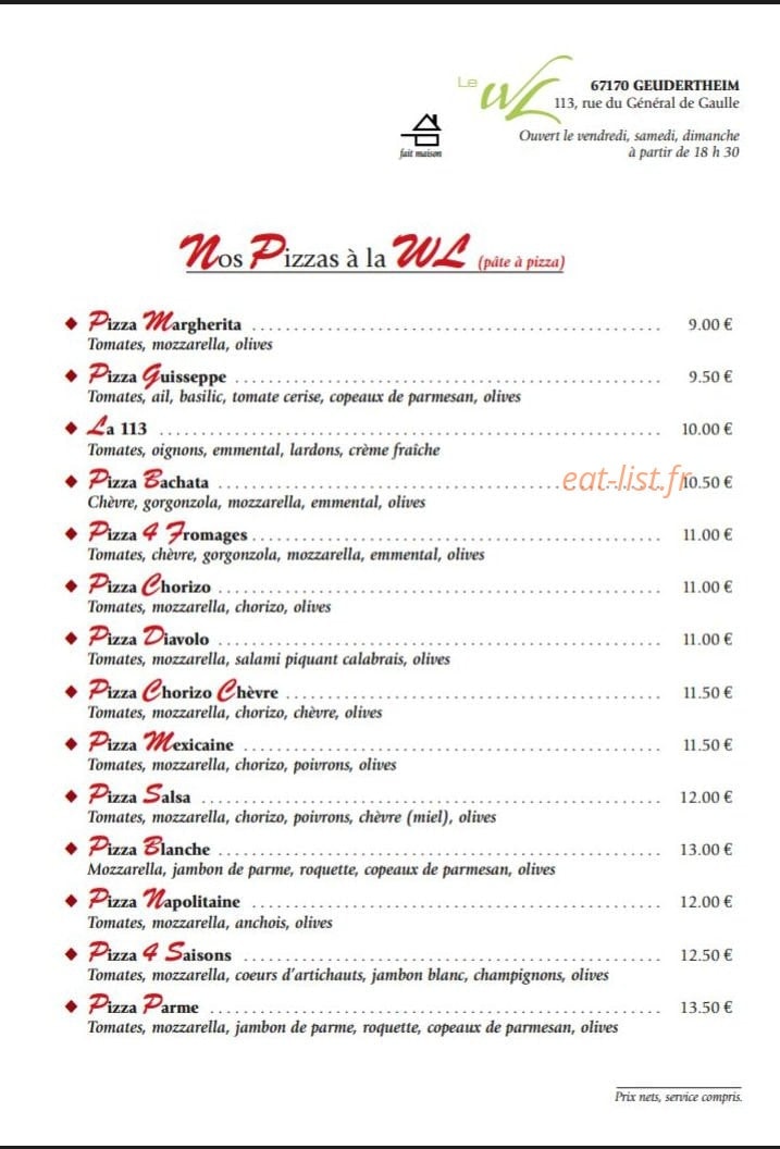 Le wl — carte page 1