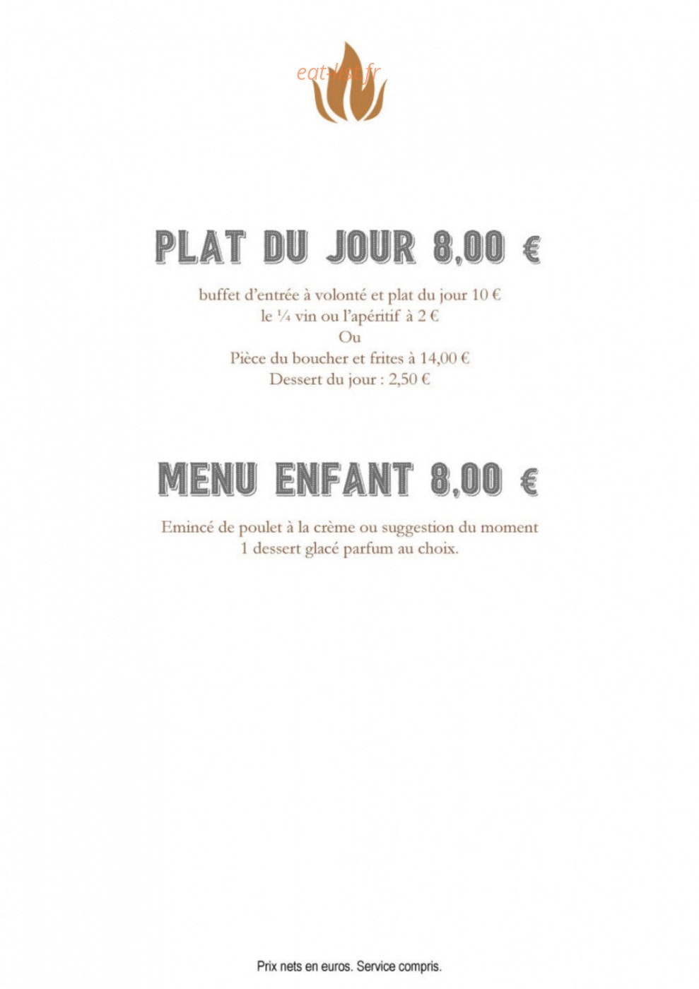 Au pot au feu — carte page 3
