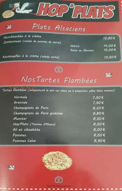 Hop'plats — carte page 3