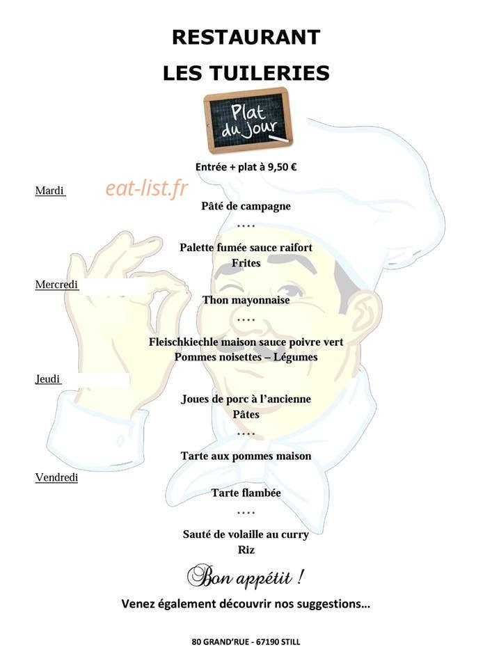 Les Tuileries — carte page 1