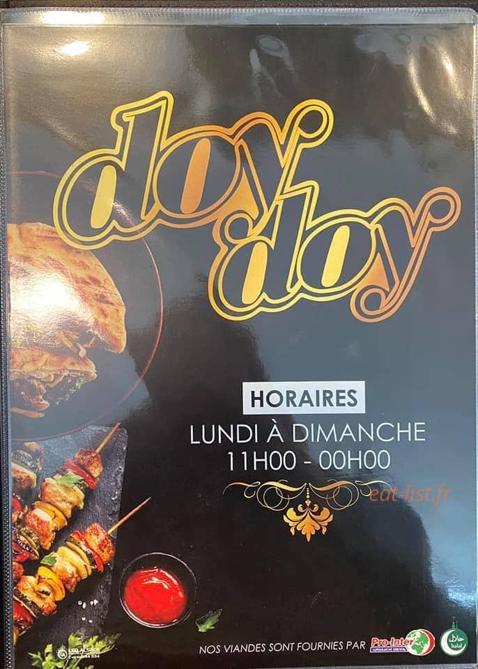 Doy Doy — carte page 1