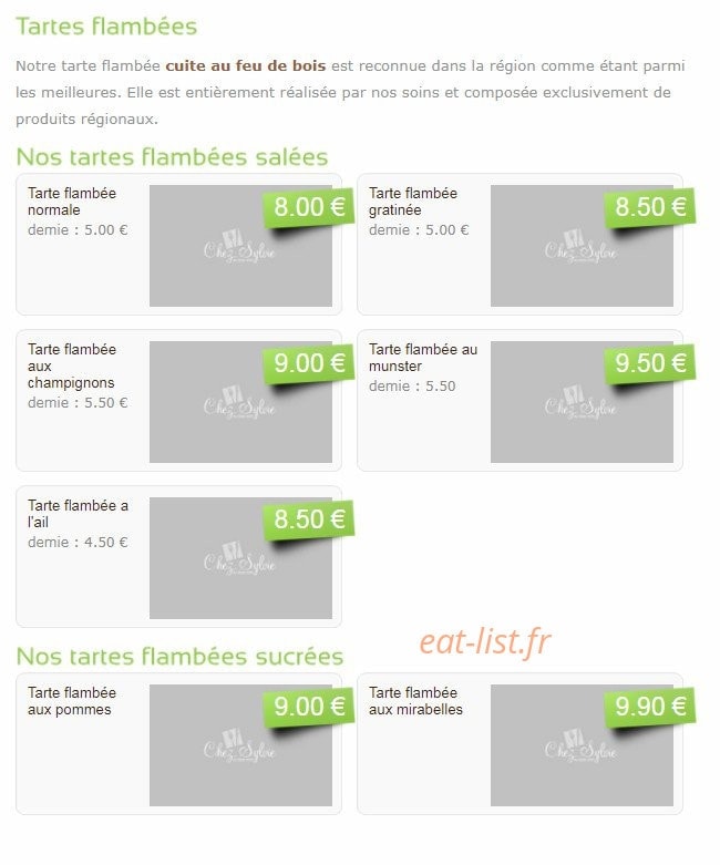 Chez sylvie — carte page 3