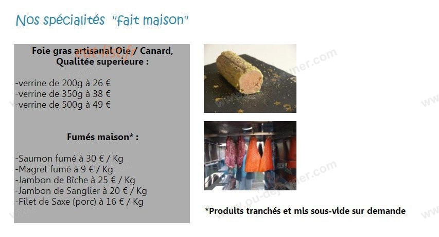 Restaurant Les Tilleuls — carte page 4