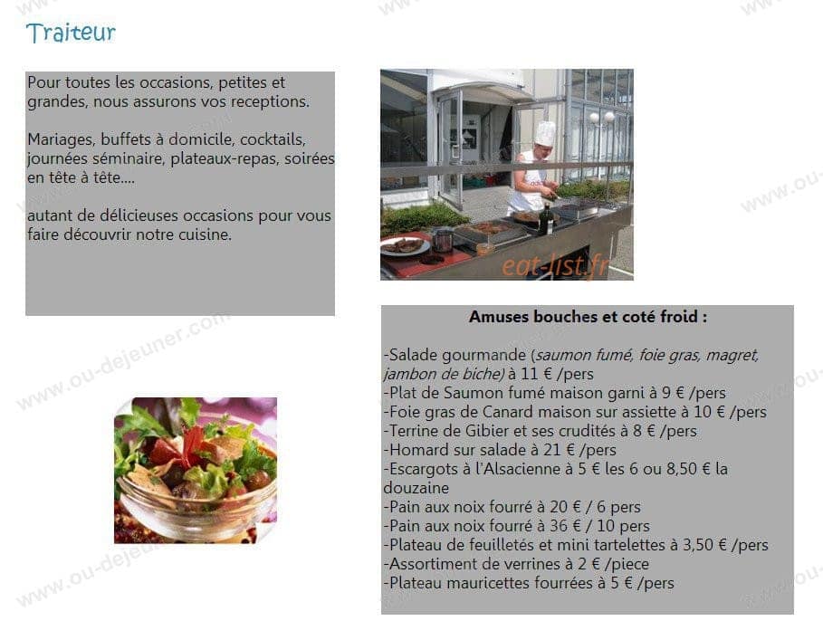 Restaurant Les Tilleuls — carte page 5