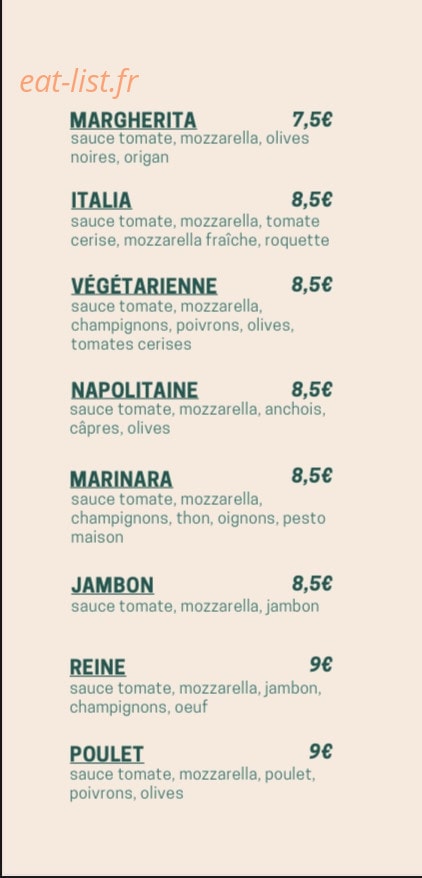 Proper Pizza — carte page 2