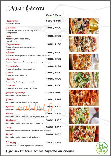 San Marco pizza — carte page 2