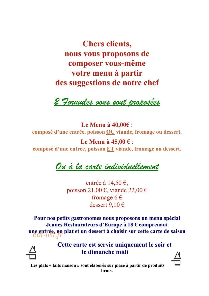 Au Tilleul — carte page 3