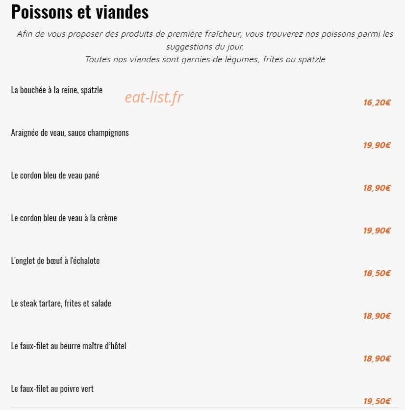 Le Marronnier — carte page 3