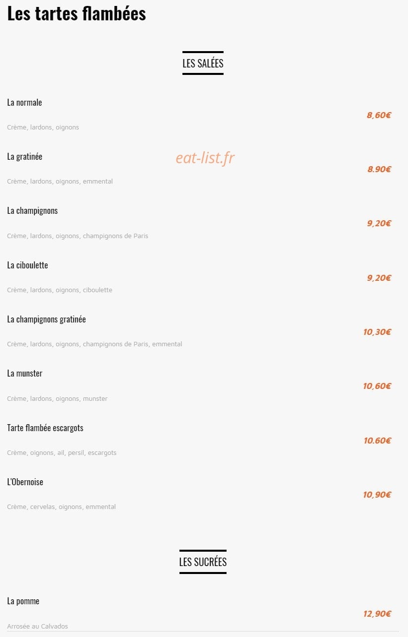 Le Marronnier — carte page 5