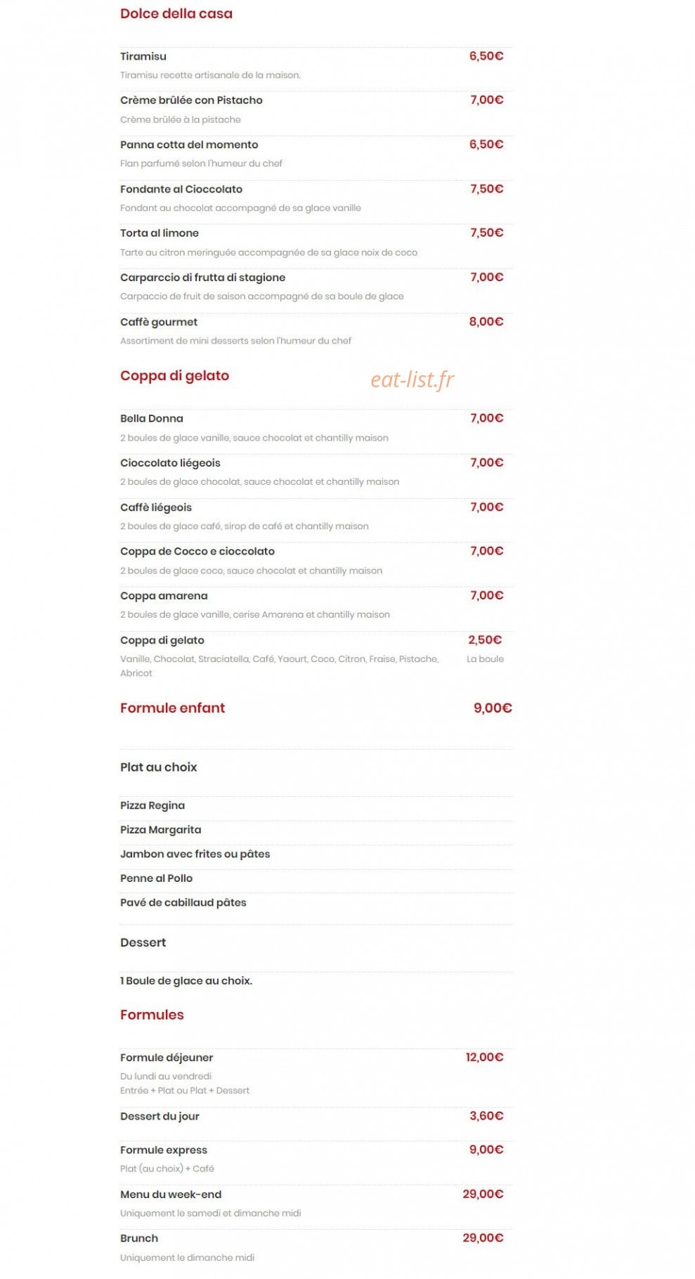 La Conceria — carte page 4