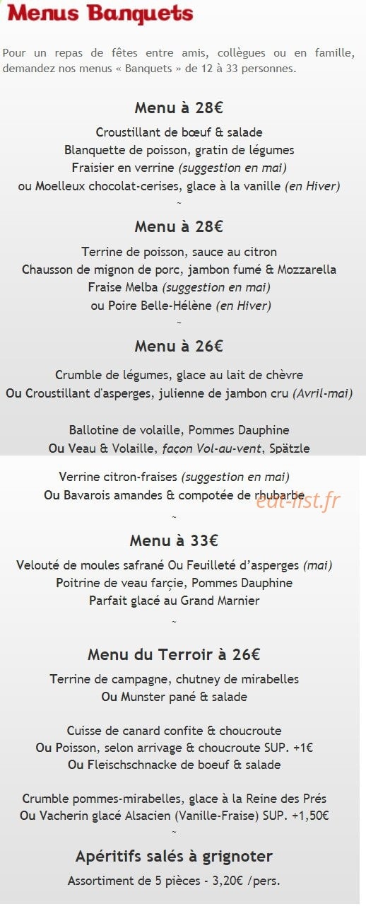 La Maison Louise — carte page 3