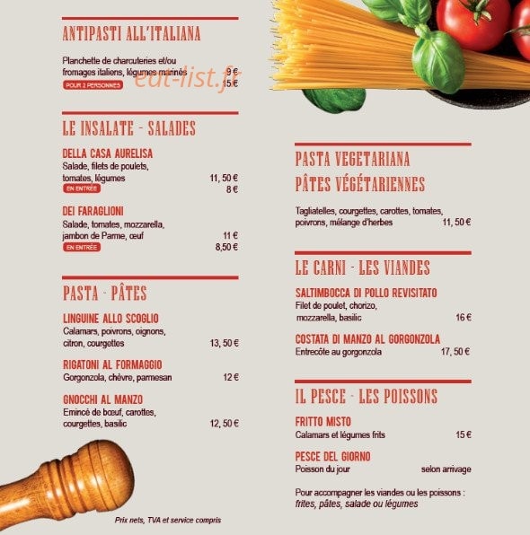 Casa Aurelisa — carte page 2