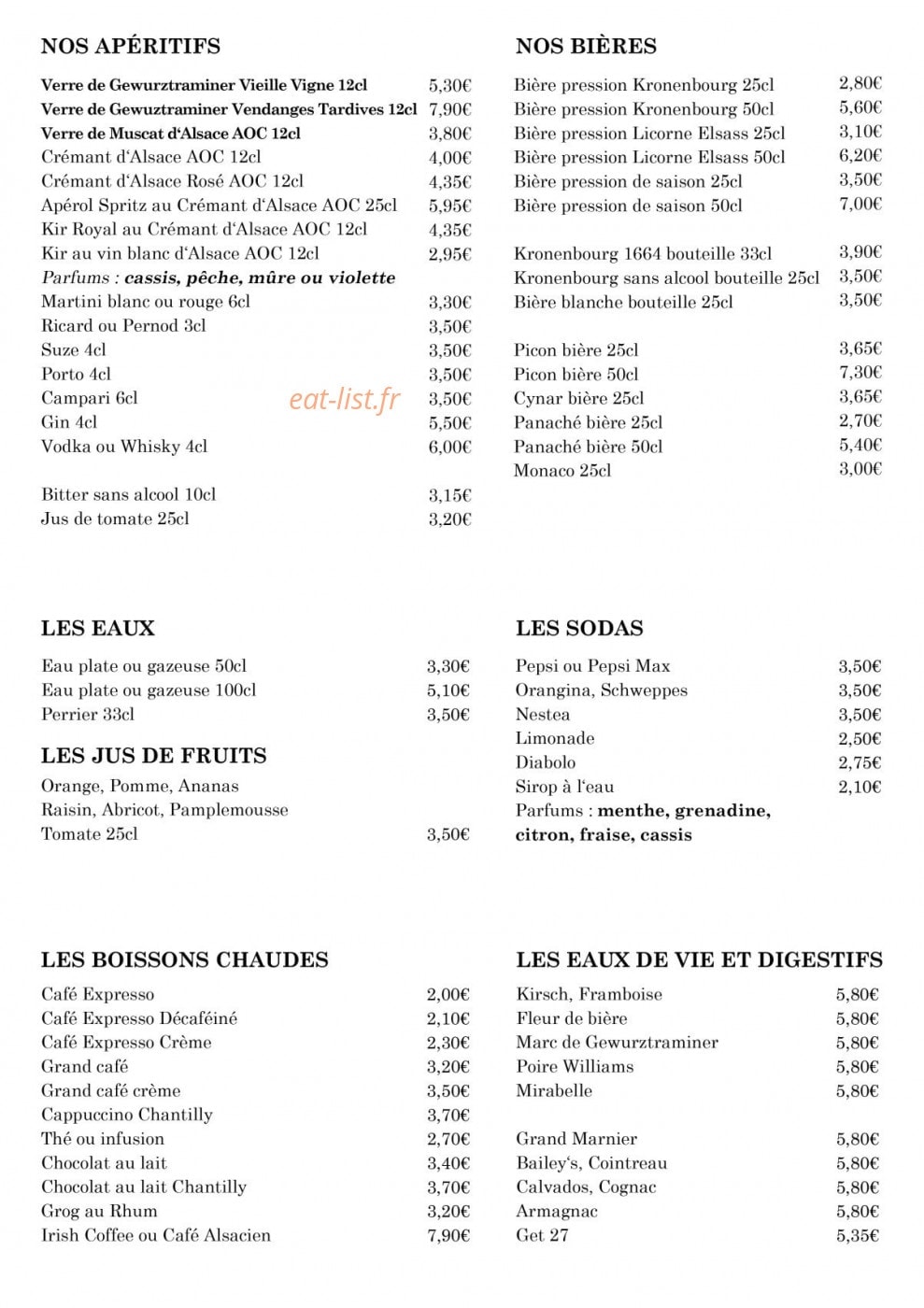 La Dime — carte page 1