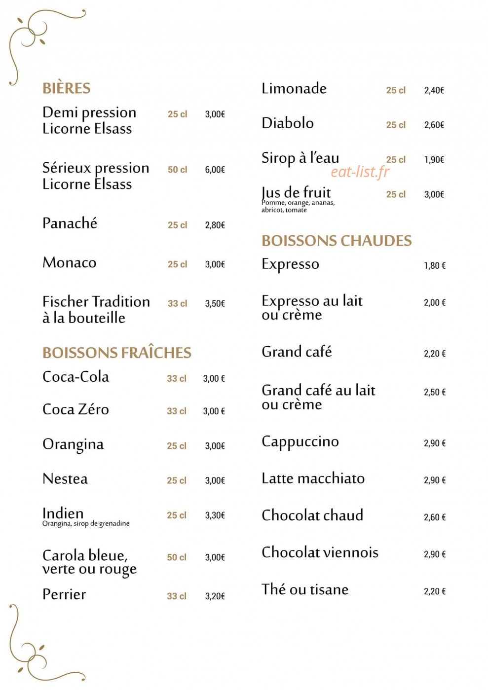La Suzette — carte page 9